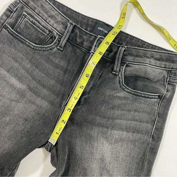 Driftwood Jackie Skinny Jeans Raw Hem Embroidered - Picture 6 of 9